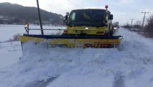 Ödemiş Belediyesi Kar Yağışı Nedeniyle Alarma Geçti