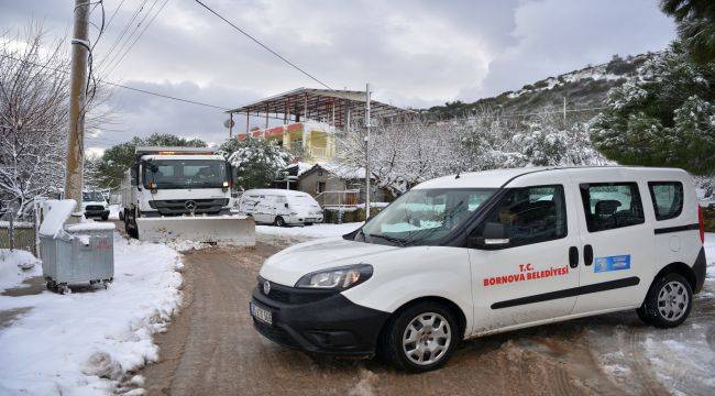 Bornova Belediye Ekipleri Tüm Gece Çalıştı