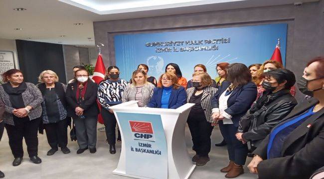 CHP'nin Kadınları İzmir'den Haykırdı