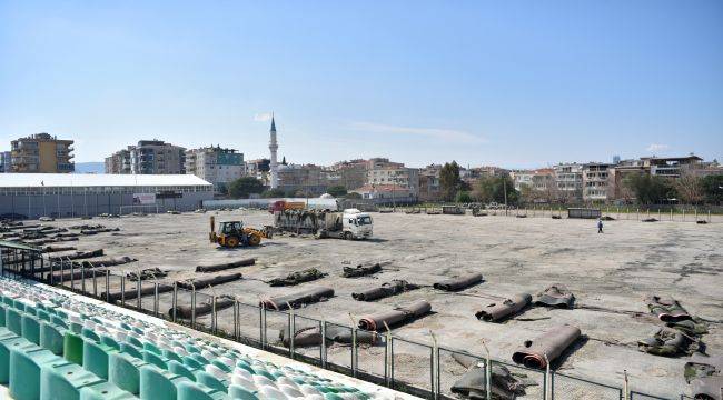 Bornova Şehir Stadı Tamamen Yenileniyor