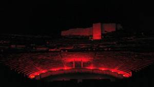 Milet Antik Kenti kırmızıya boyandı