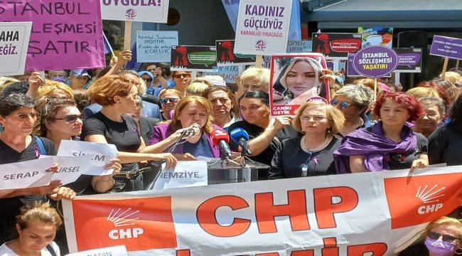 CHP Kadın Kolları’ndan şiddet eylemi