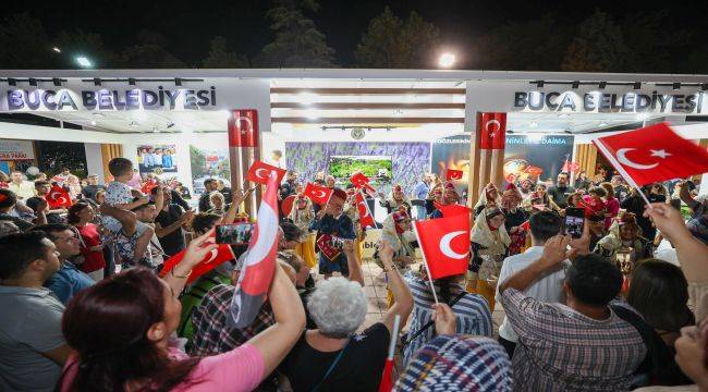 İEF’teki Buca standında 9 Eylül coşkusu  