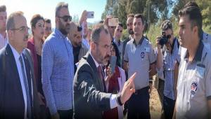 AK Parti İzmir'in Çiğli Arıtma Tesisi'ne girişi engellendİ