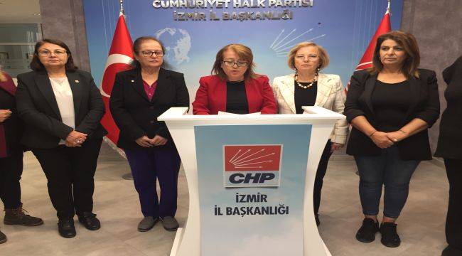 CHP Kadın Kolları'ndan ortak basın açıklaması