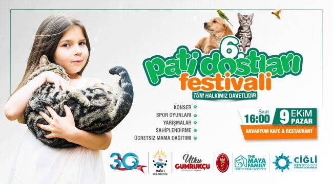 Çiğli 6. Pati Dostları Festivali'ne hazırlanıyor