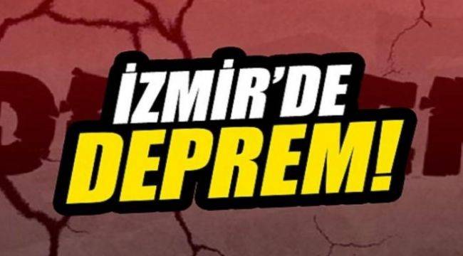 İzmir'de peş peşe deprem oldu