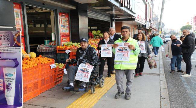 Narlıdere’de engelliler için empati yürüyüşü