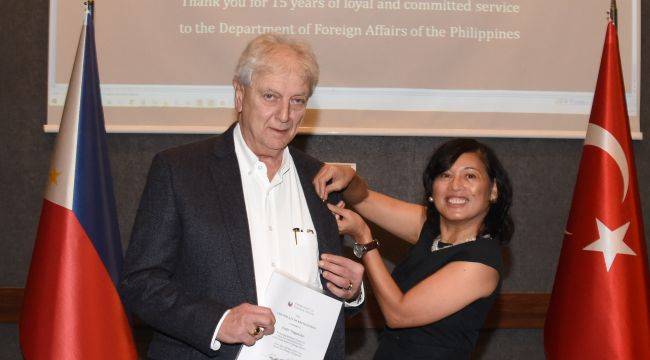 EBSO Başkanı’na Filipinler’den liyakat nişanı