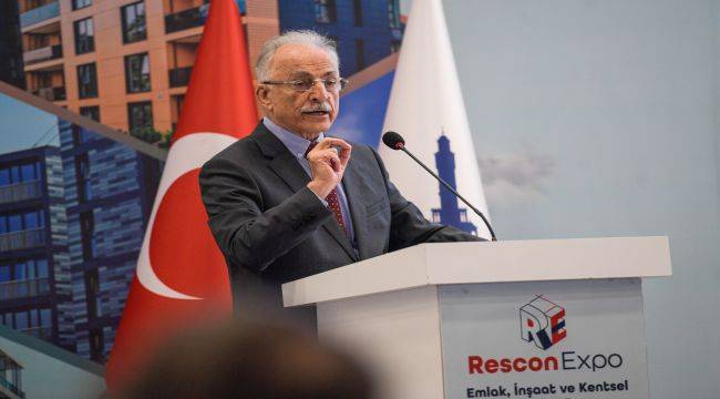 Rescon Expo'da, Karayalçın'dan kentsel dönüşüm