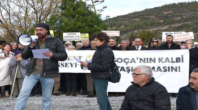 Foça'da Taş Ocağı İstemiyoruz