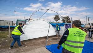 İBB Kahramanmaraş’a 142 sobalı çadır kurdu