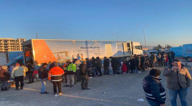 Torbalı Belediyesi çalışanları Hatay’da 