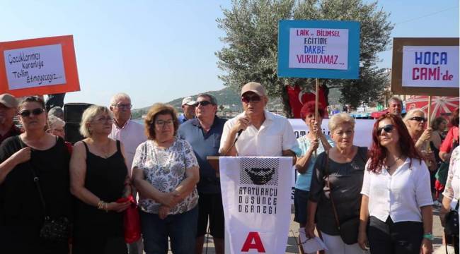 Foçada Çedes Protestosu