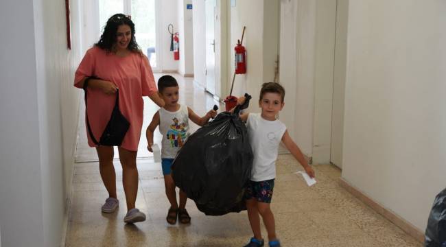 Çeşme’de atıklar eğlenceye dönüşüyor