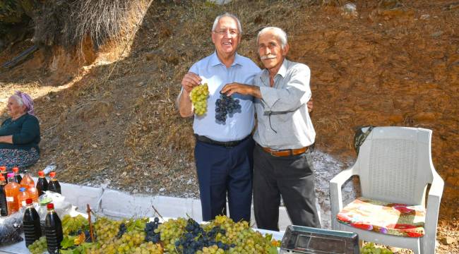 “Bu yılki üzümü Karabağlar Belediyesi’ne borçluyuz”