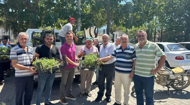 Menderes’te Atalık Fideler Üreticiyle Buluştu