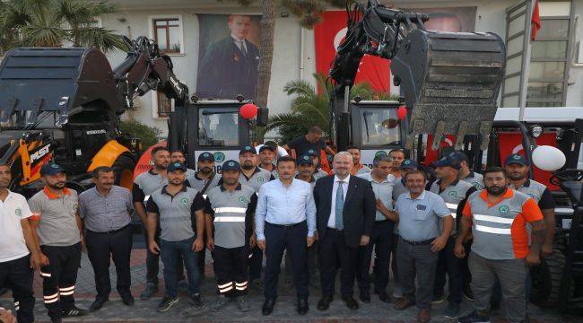 Menemen'e 100 yeni hizmet aracı!