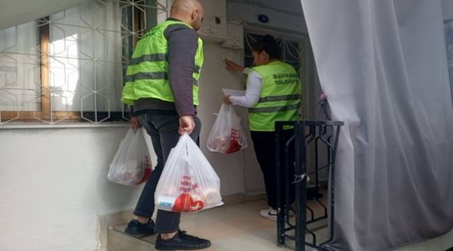 Bayraklı Belediyesinden 13 bin kişiye iftar paketi