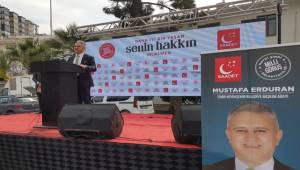 Saadet Partisi Menemen’de miting yaptı