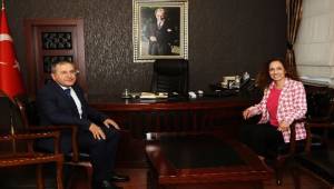 Başkan Ünsal’dan Kaymakam Demir’e ziyaret: