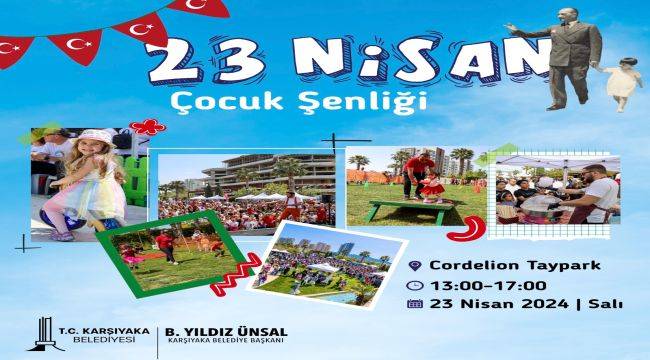 Karşıyaka’da 23 Nisan coşkusu!