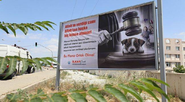 Menderes Billboardları Can Dostların Sesi Oldu