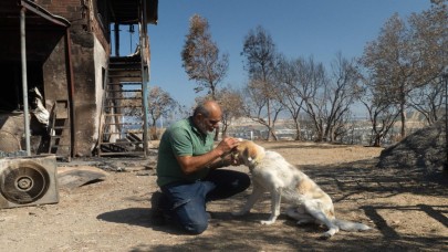 Yangından kurtarılan Kaptan’a sıcak yuva