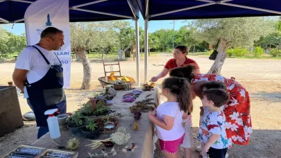 Miniklere doğadan sofraya tarım eğitimi