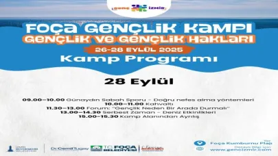 Büyükşehir’den gençlere Foça’da kamp