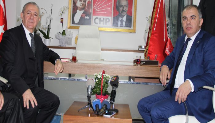 Delican’dan Yüksel’e nezaket ziyareti