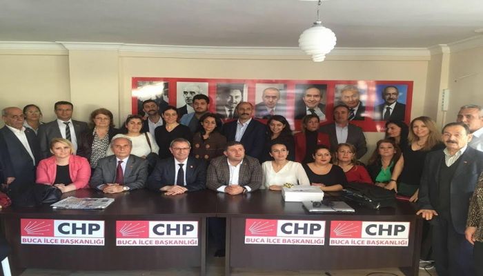 CHP KARABAĞLAR KOMŞULARI ZİYARET ETTİ