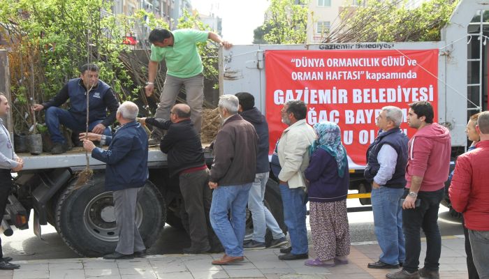 Gaziemir’de yeşil mutluluk