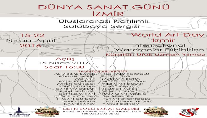“Dünya Sanat Günü” sergiyle kutlanıyor