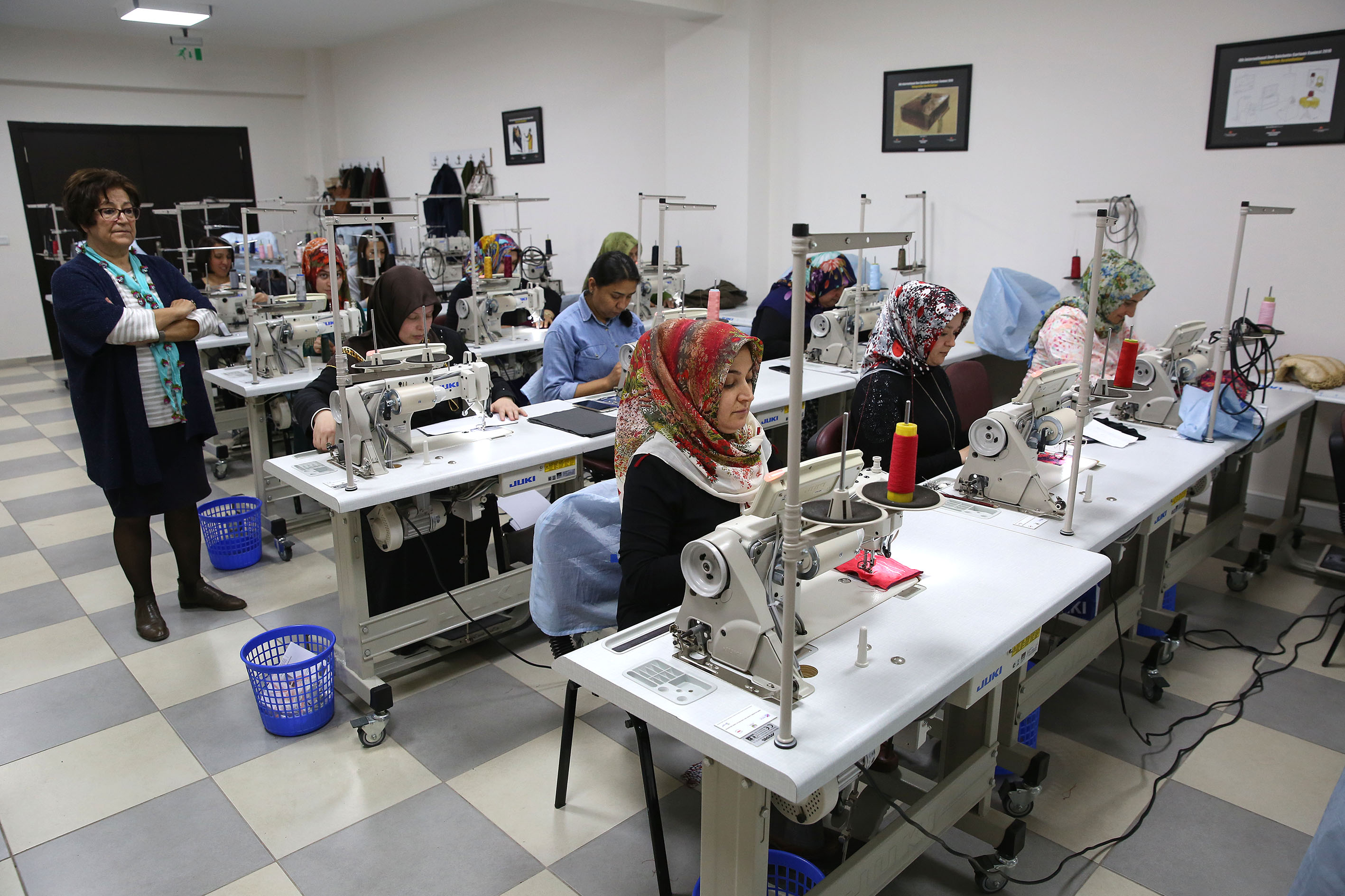 2 aylık kursla ömürlük meslek ediniyorlar