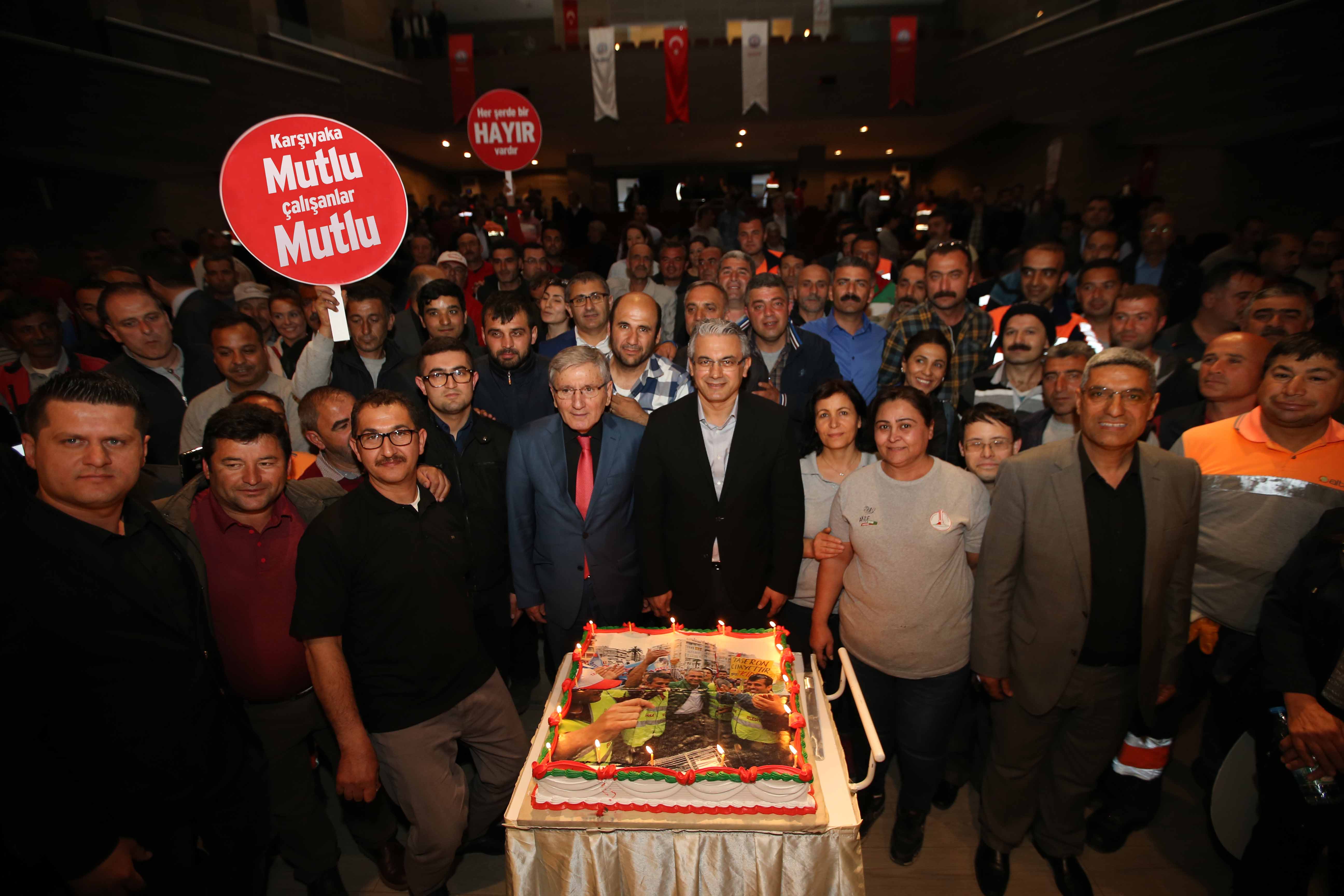“Haktan ve alın terinden yanayız”