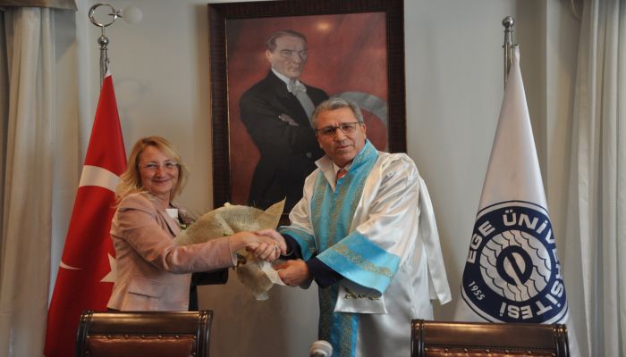 Ege Üniversitesi Rektörlüğü’nde Devir Teslim