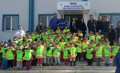 Minikler önce “su tasarrufunu” öğrendi