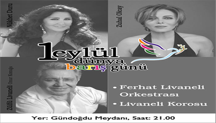 Büyükşehir'den "Dünya Barış Günü" için dev konser