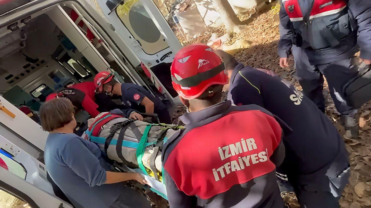 12 metrelik kuyudan itfaiyenin müdahalesiyle kurtarıldı