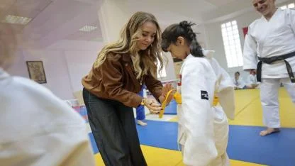 Geleceğin judocuları Konak’ta yetişiyor: Sarı kuşaklar Başkan Mutlu’dan