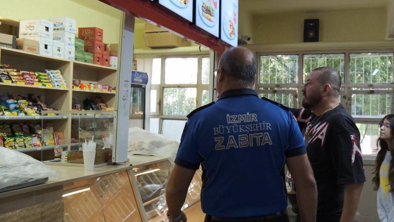 Kantin ve kırtasiyecilerde hem hijyen hem de etiket kontrolü