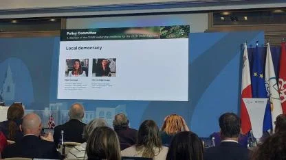 Başkan Sengel, Avrupa’da Yerel Demokrasi Sözcüsü Seçildi