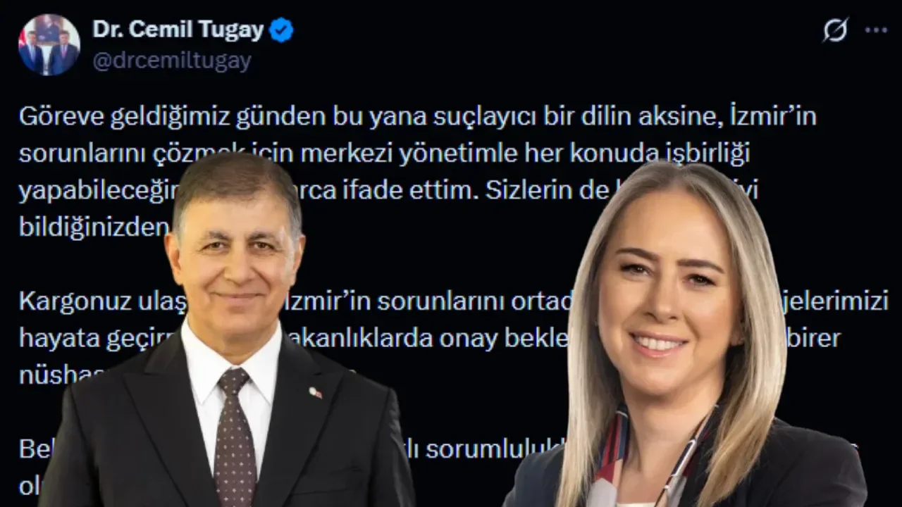 Tugay’dan Çankırı’ya yanıt: “İzmir’in bekleyen kredi dosyalarını da size iletelim”