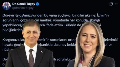 Tugay’dan Çankırı’ya yanıt: “İzmir’in bekleyen kredi dosyalarını da size iletelim”