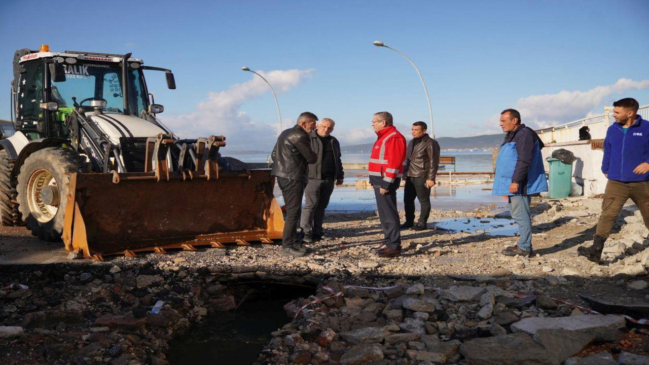 “Tüm ekiplerimizle sahadayız, vatandaşlarımızın yanındayız”