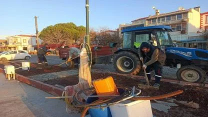 Ayvalık’ta Yeşil Alanlar Kışa Hazır