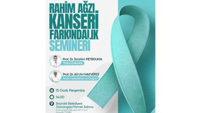 Bayraklı Belediyesi’nden Rahim Ağzı Kanseri Farkındalık Semineri