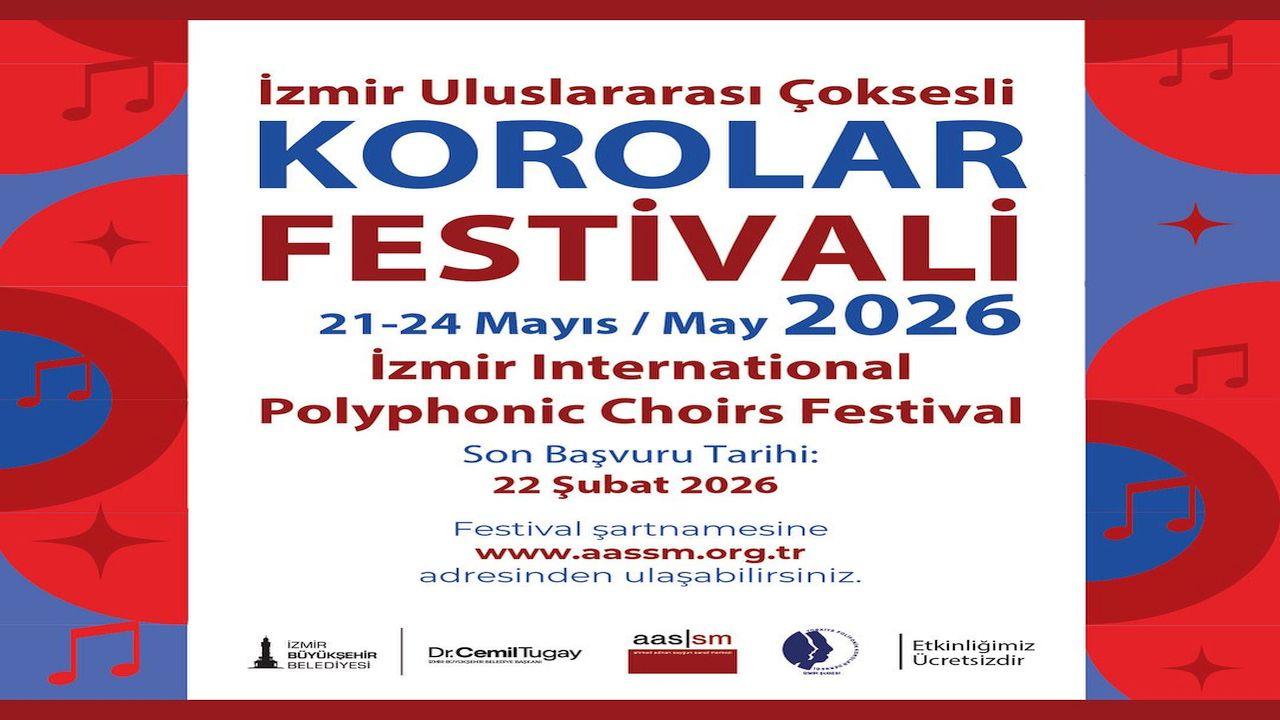 İzmir Uluslararası Çoksesli Korolar Festivali’ne başvurular başladı