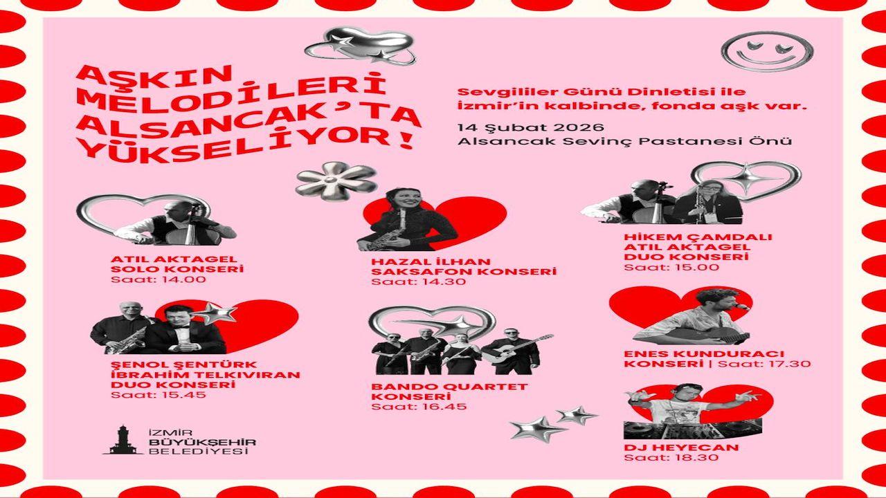 Aşkın melodileri Alsancak’ta yükseliyor